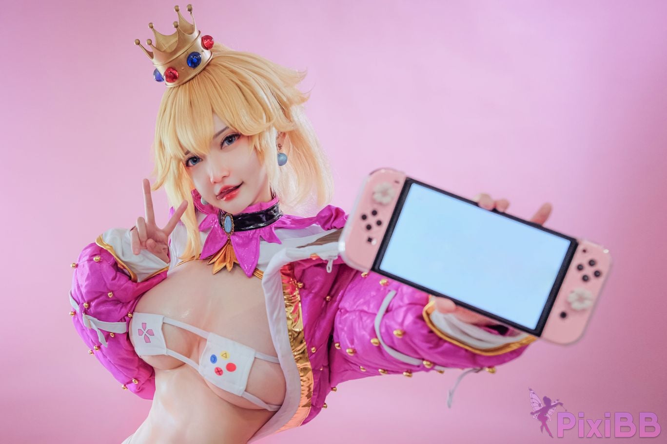 Potato Godzilla Princess Peach Gamer Girl PixiBB.COM 23