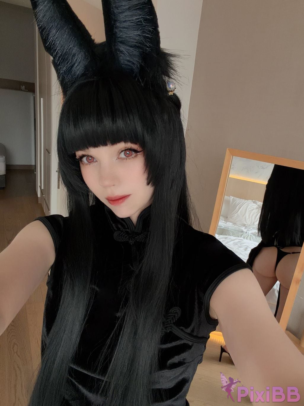 Caticornplay Hoshimi Miyabi Qipao PixiBB.COM 22