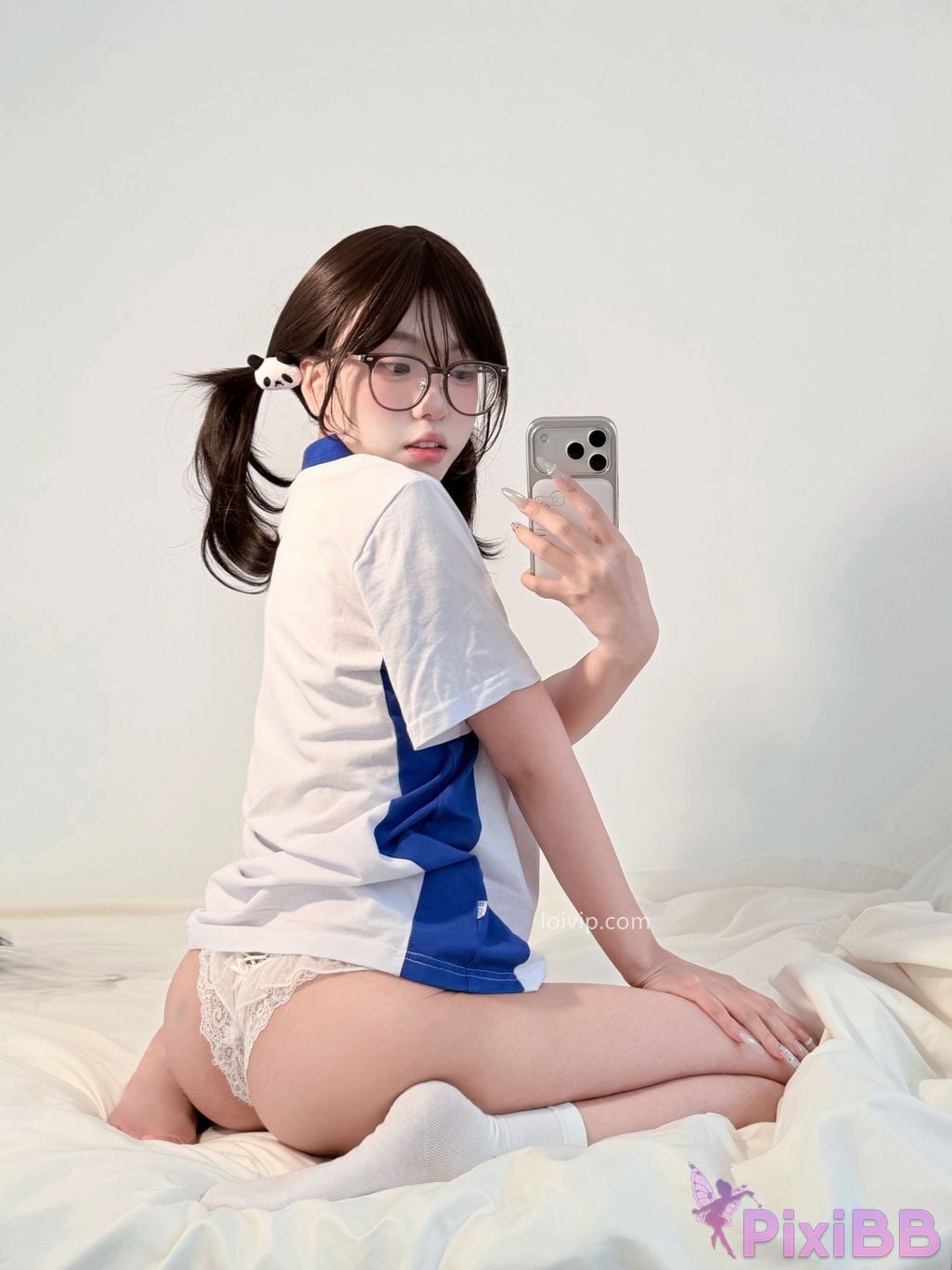 Cosplayer Yours truly u Sweet girl in school uniform PixiBB.COM 011
