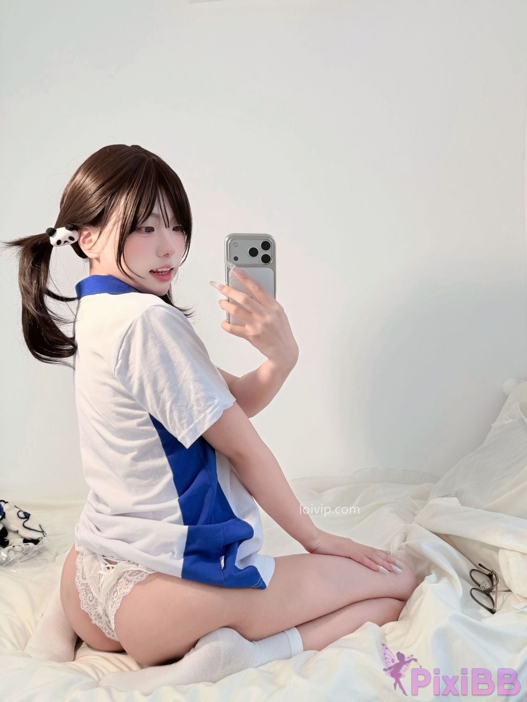 Cosplayer Yours truly u Sweet girl in school uniform PixiBB.COM 012