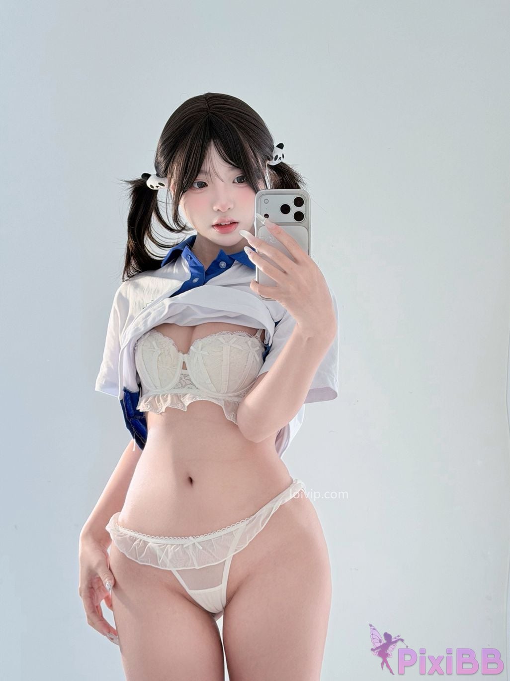 Cosplayer Yours truly u Sweet girl in school uniform PixiBB.COM 043