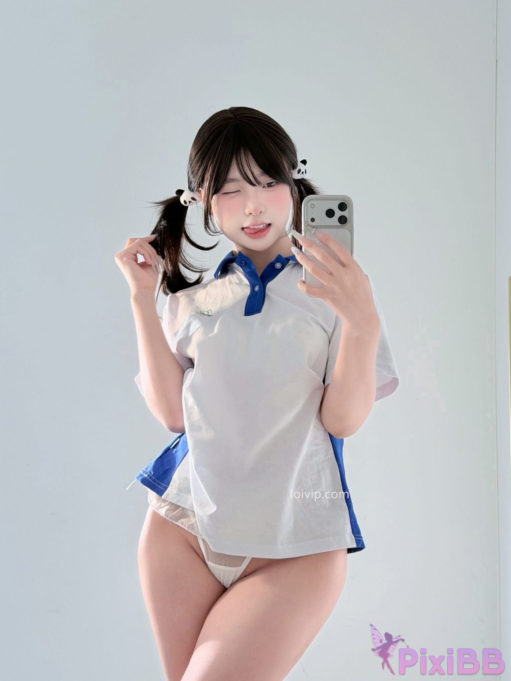 Cosplayer Yours truly u Sweet girl in school uniform PixiBB.COM 050
