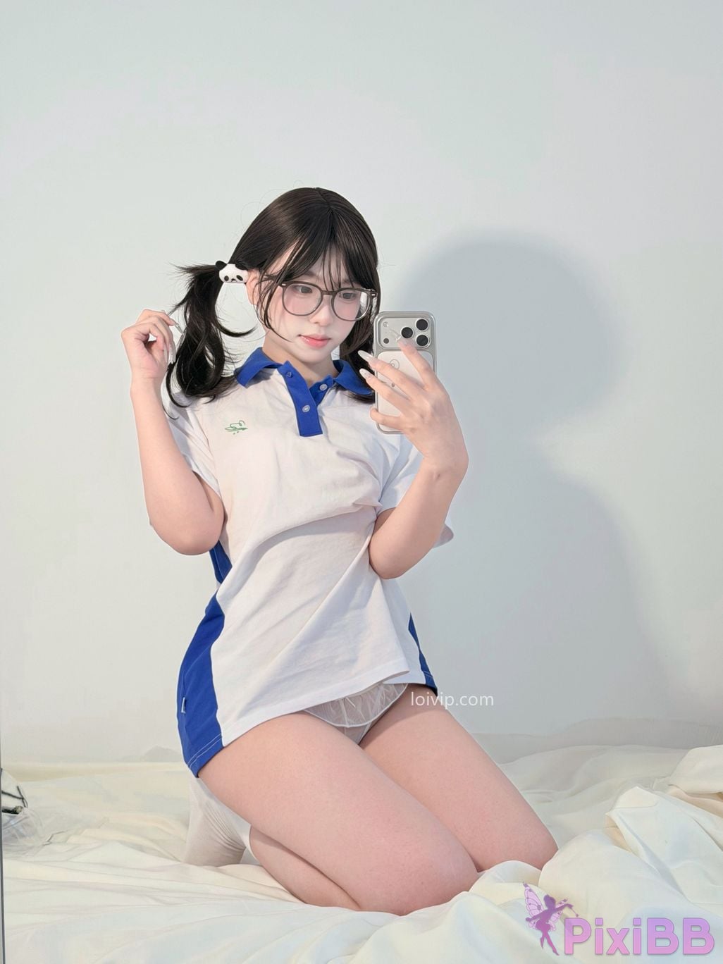 Cosplayer Yours truly u Sweet girl in school uniform PixiBB.COM 066