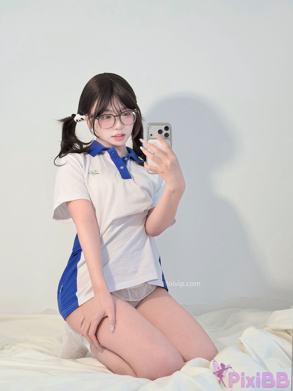 Cosplayer Yours truly u Sweet girl in school uniform PixiBB.COM 068