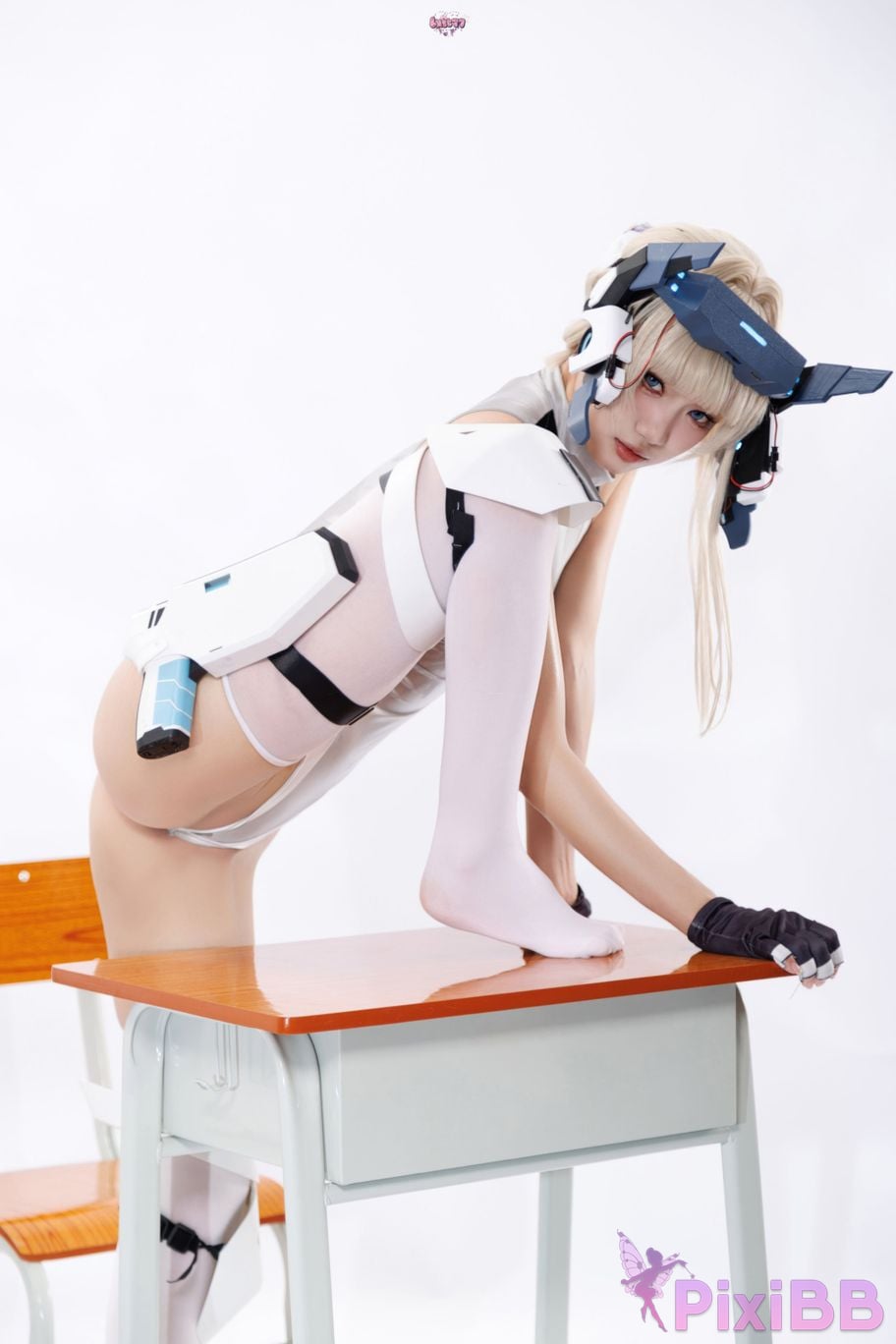 Cosplayer Qiqi be good Blue Archive Flying Birds and Horses competitive swimming PixiBB.COM 011
