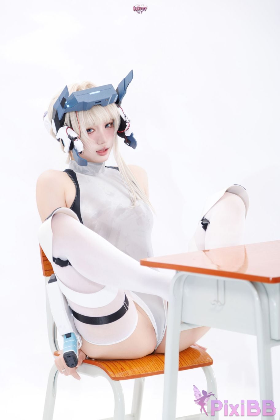 Cosplayer Qiqi be good Blue Archive Flying Birds and Horses competitive swimming PixiBB.COM 012