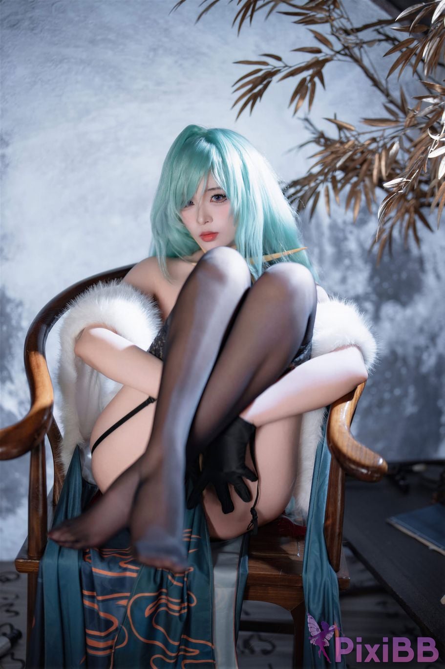 Cosplayer Senior Sister Xuan Xiao azur lane Moscow cheongsam PixiBB.COM 002