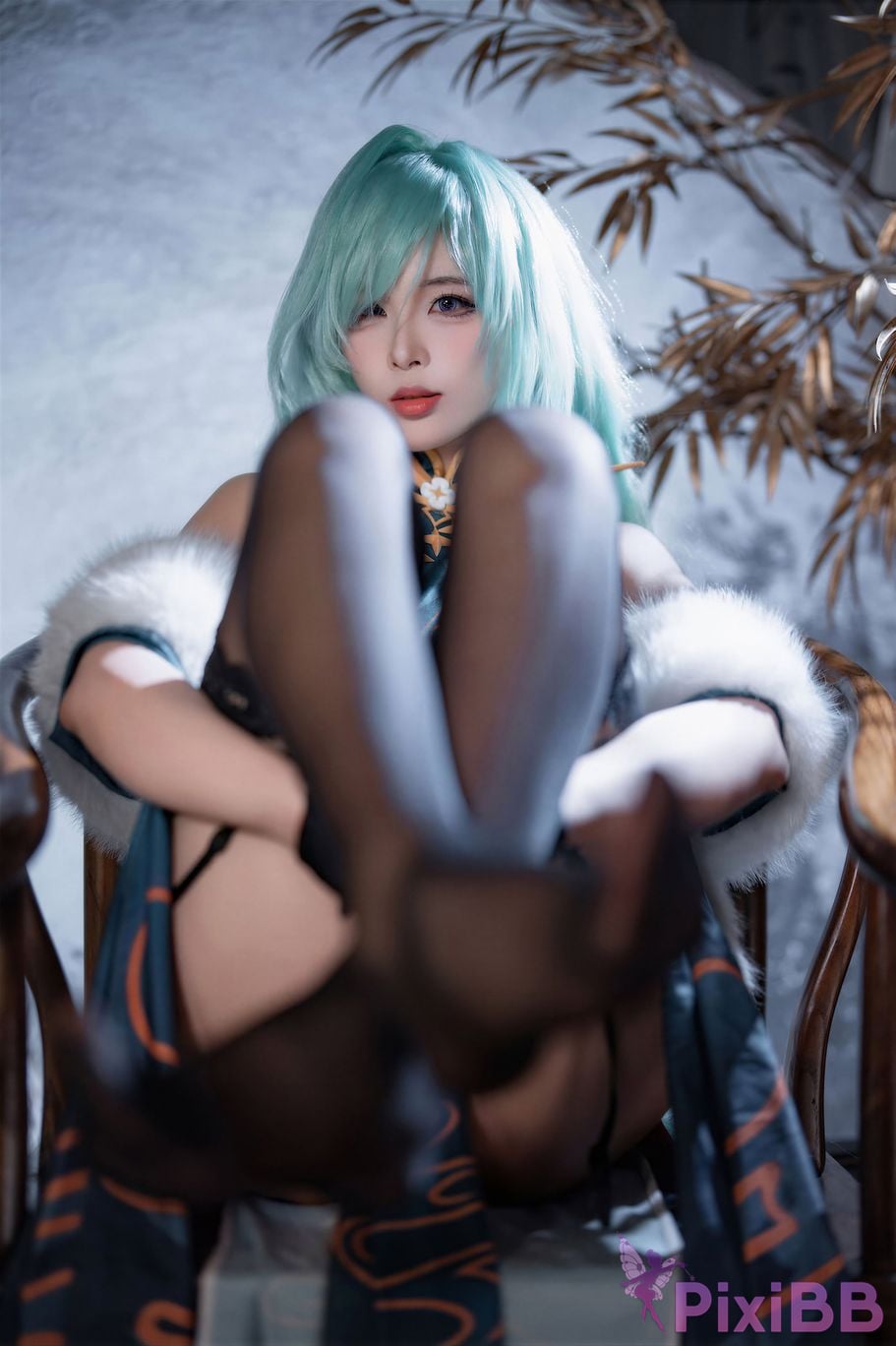 Cosplayer Senior Sister Xuan Xiao azur lane Moscow cheongsam PixiBB.COM 019