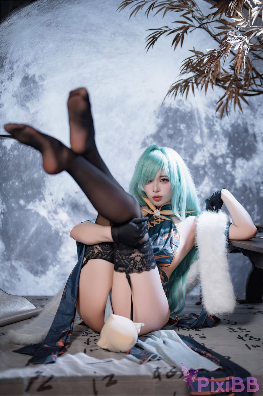 Cosplayer Senior Sister Xuan Xiao azur lane Moscow cheongsam PixiBB.COM 021