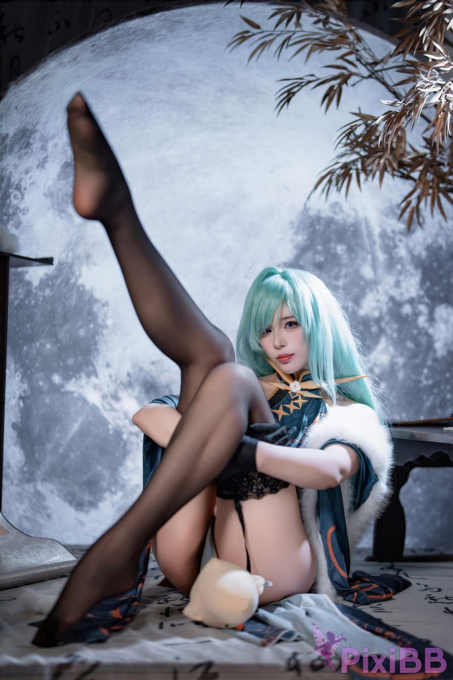 Cosplayer Senior Sister Xuan Xiao azur lane Moscow cheongsam PixiBB.COM 022