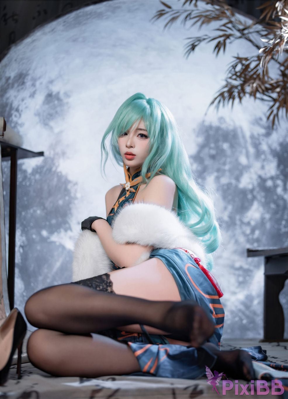 Cosplayer Senior Sister Xuan Xiao azur lane Moscow cheongsam PixiBB.COM 027