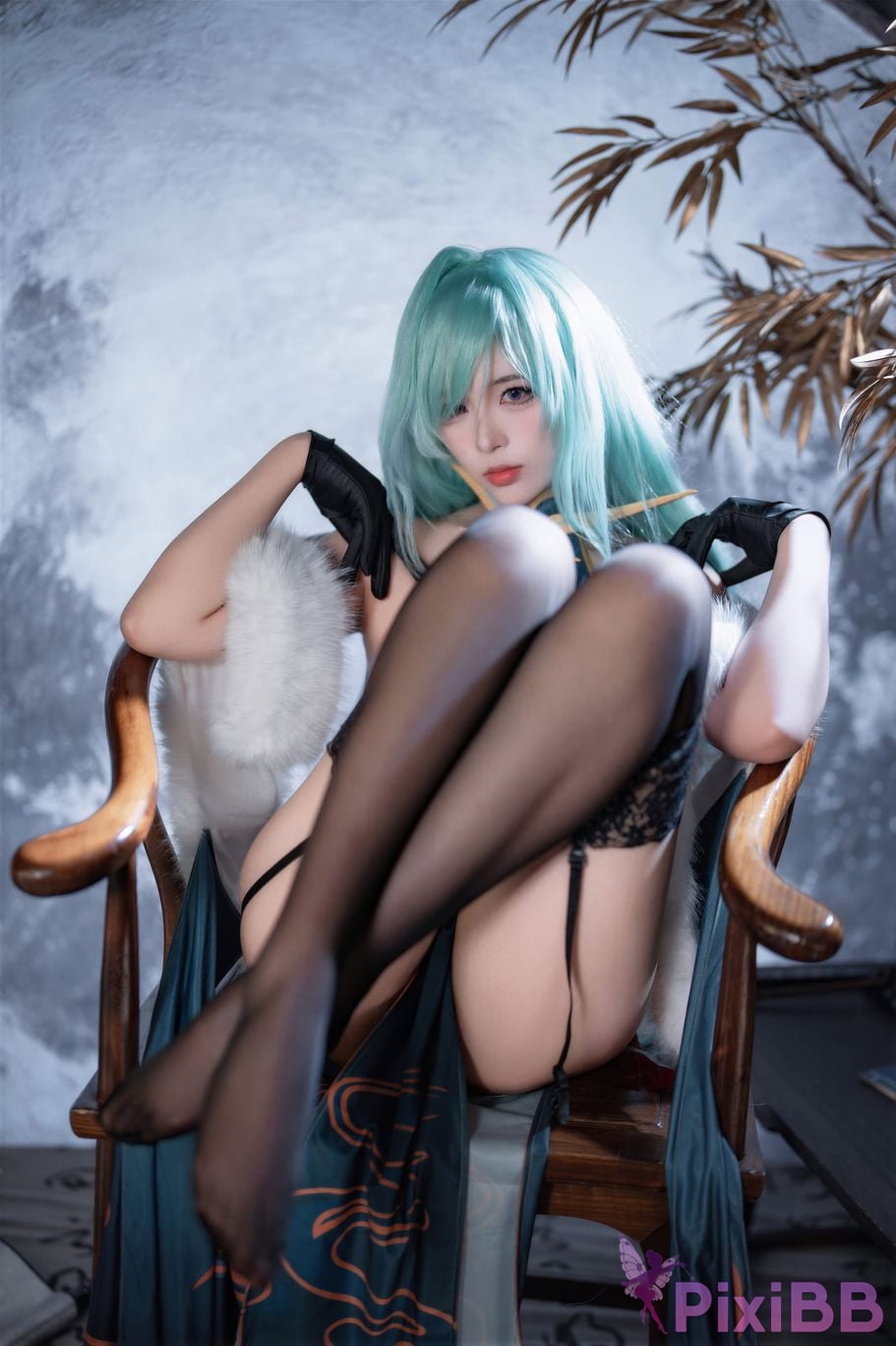Cosplayer Senior Sister Xuan Xiao azur lane Moscow cheongsam PixiBB.COM 050