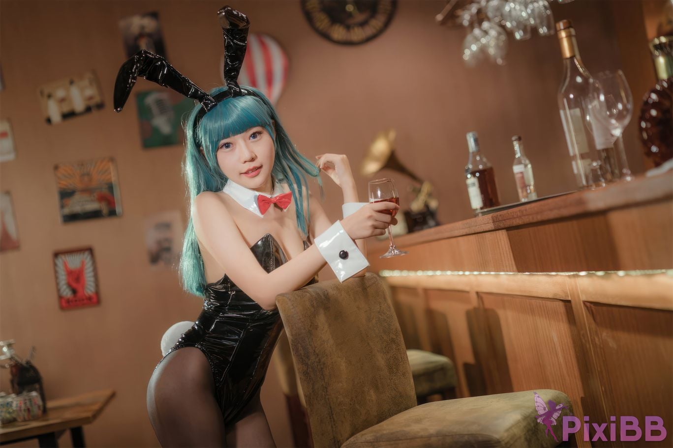 Cosplay Vanilla Meow Lulu Dragon Ball Buma Bunny Girl PixiBB.COM 028
