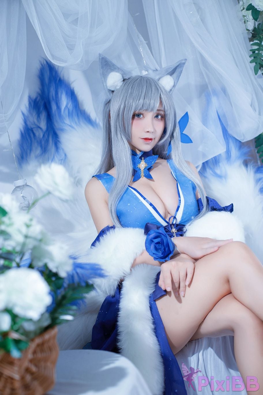 Cosplayer Jiuqu Jean azur lane Shinano dress PixiBB.COM 003