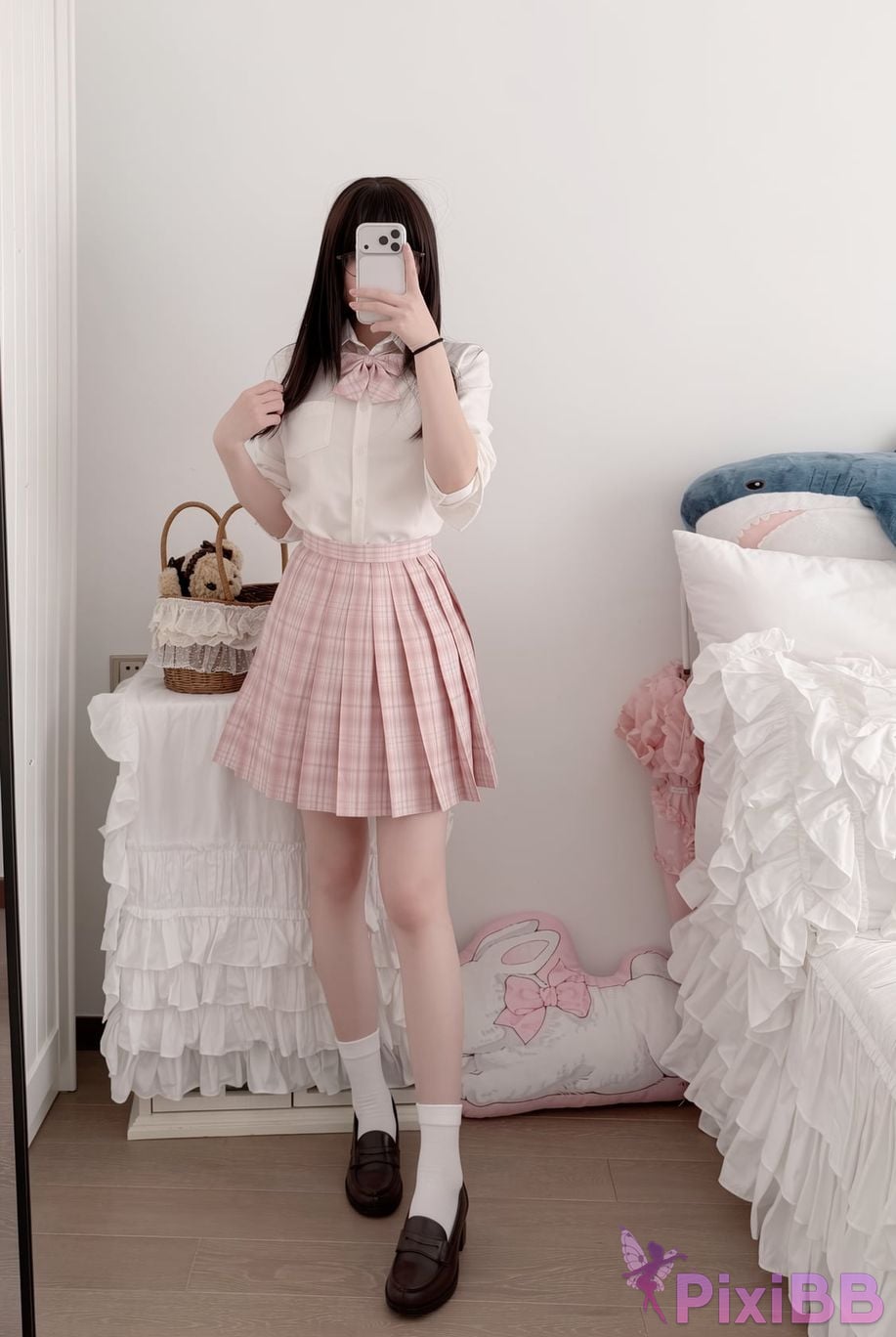 OtherXXX 18jkpeach Fairy peach a sweet JK Masturbating and squirting in black stockings PixiBB.COM 080