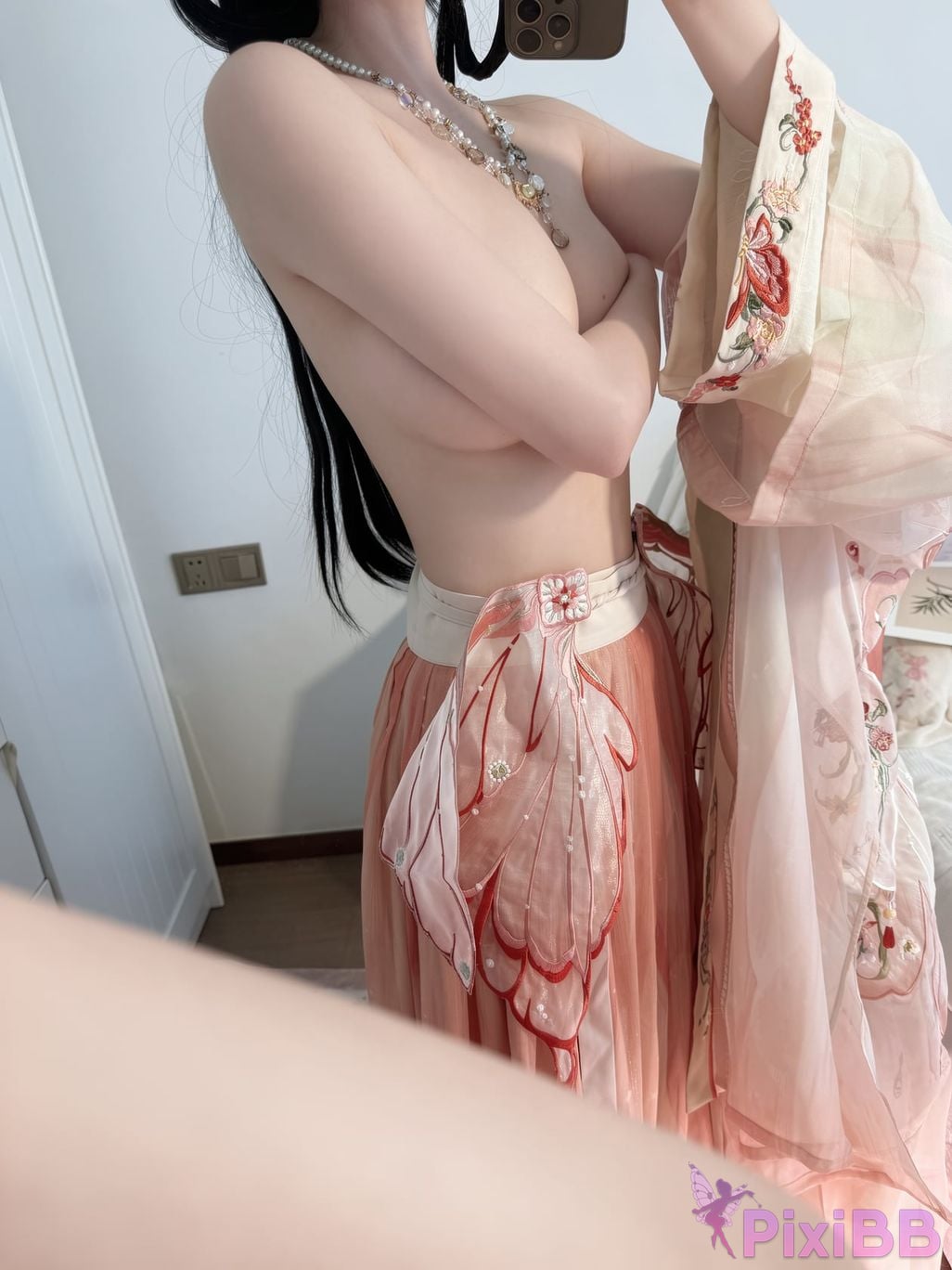OtherXXX 18jkpeach Fairy peach a sweet JK Masturbating and squirting in black stockings PixiBB.COM 109