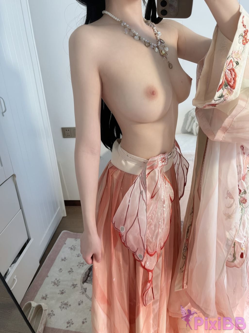 OtherXXX 18jkpeach Fairy peach a sweet JK Masturbating and squirting in black stockings PixiBB.COM 135