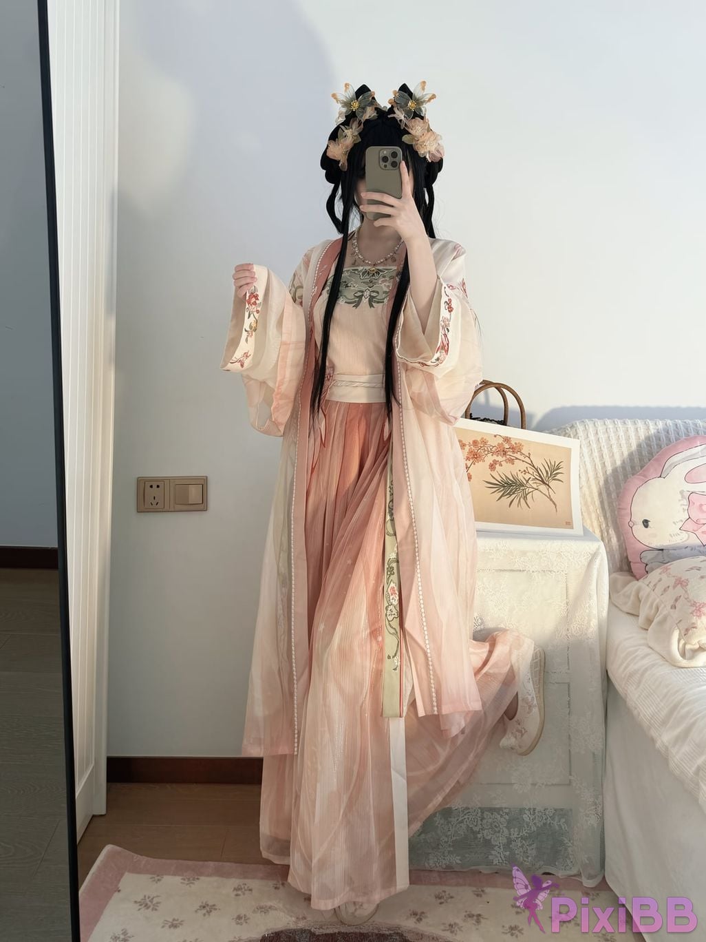 OtherXXX 18jkpeach Fairy peach a sweet JK Masturbating and squirting in black stockings PixiBB.COM 147