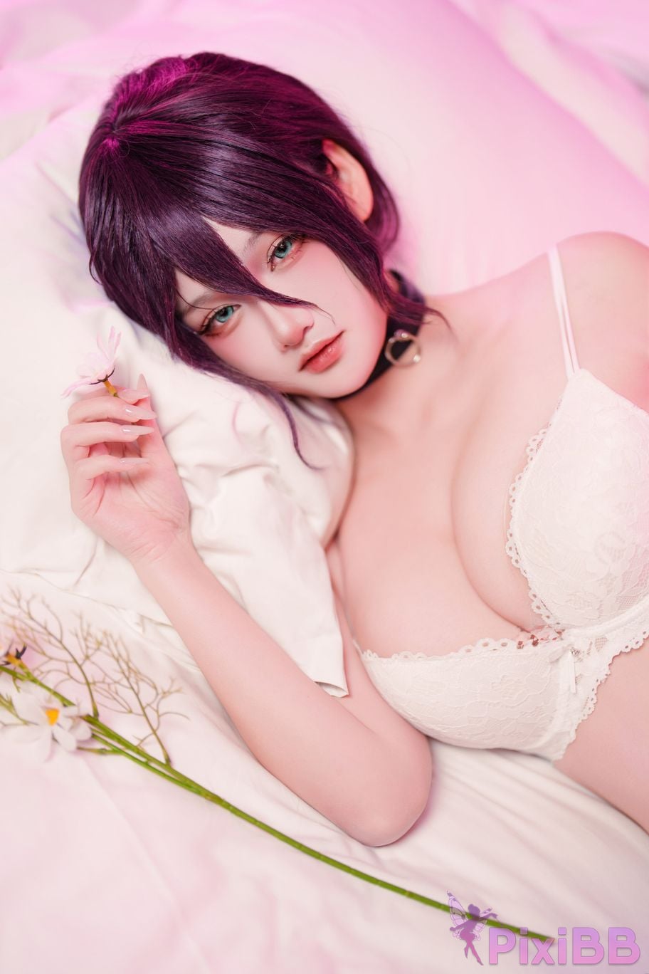 Cosplayer Xiaoyukiko small fish chainsaw man Lesse PixiBB.COM 005