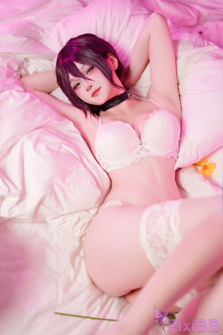 Cosplayer Xiaoyukiko small fish chainsaw man Lesse PixiBB.COM 008