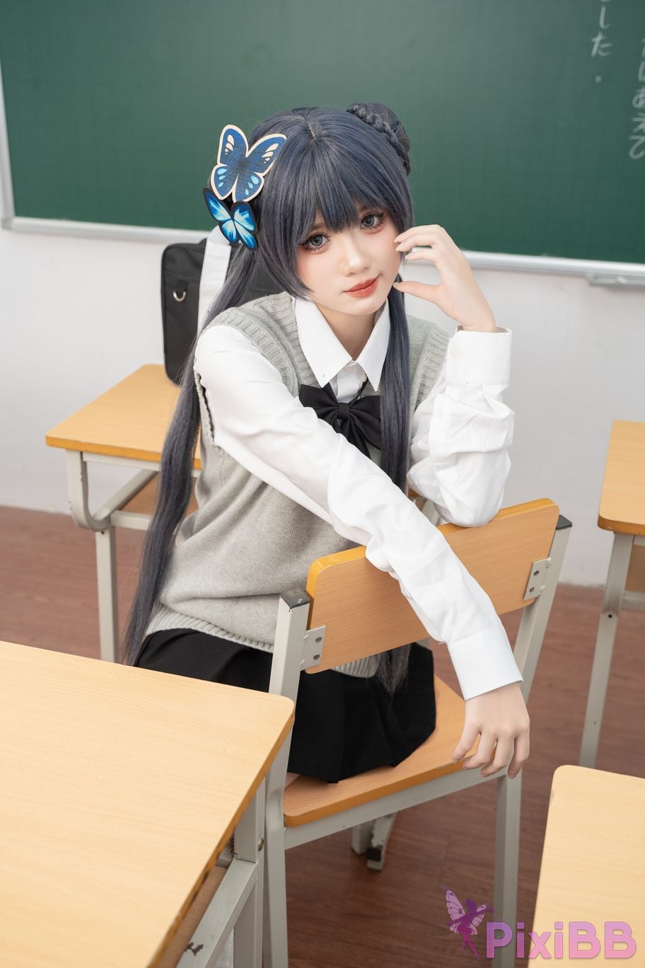 Cosplay Poppachan Kisaki Student PixiBB.COM 001