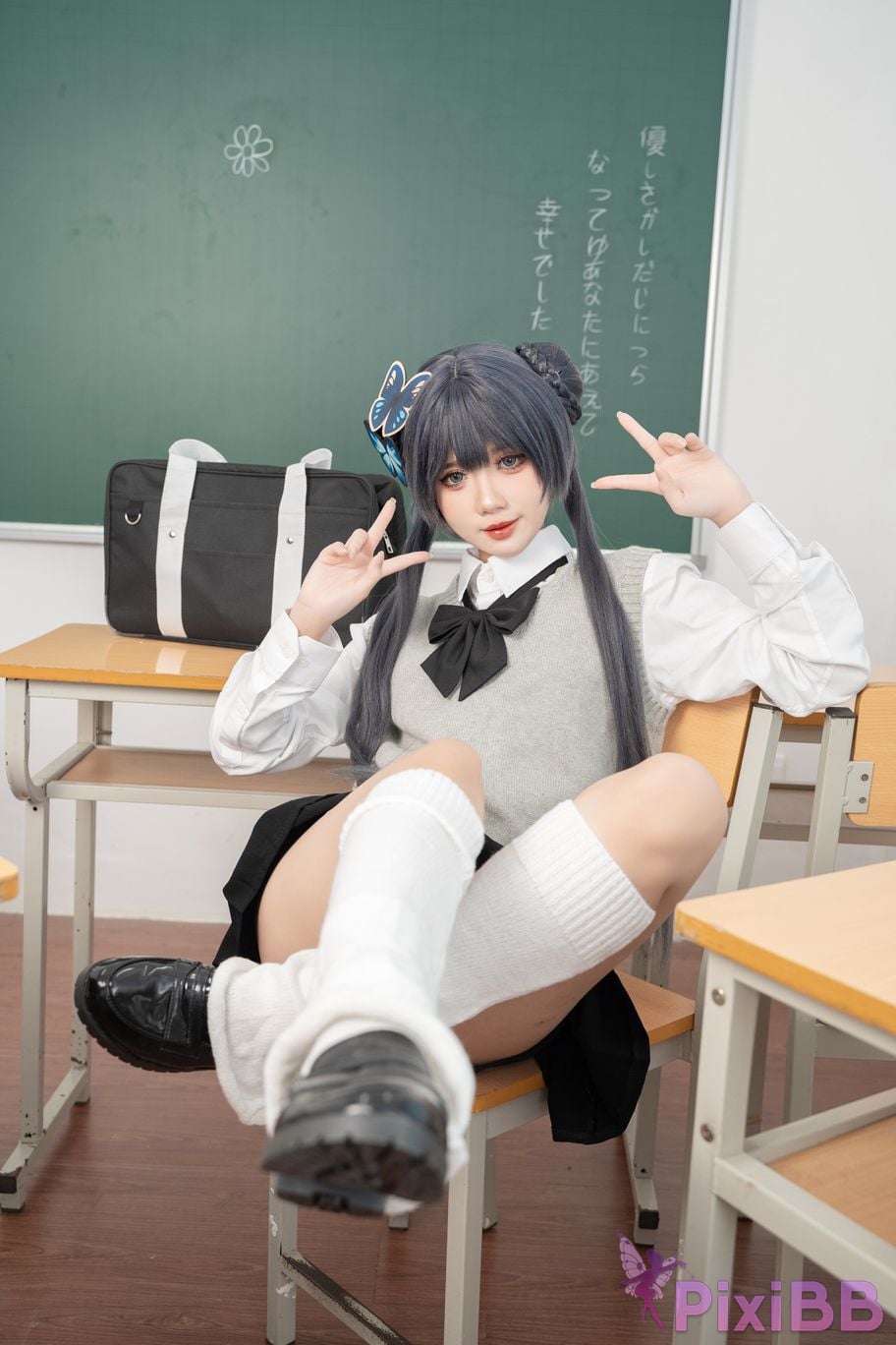 Cosplay Poppachan Kisaki Student PixiBB.COM 002