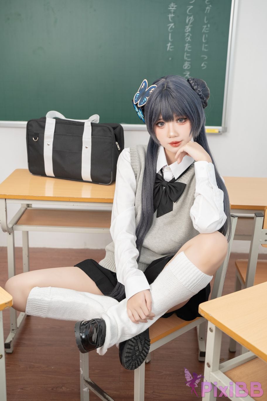 Cosplay Poppachan Kisaki Student PixiBB.COM 004