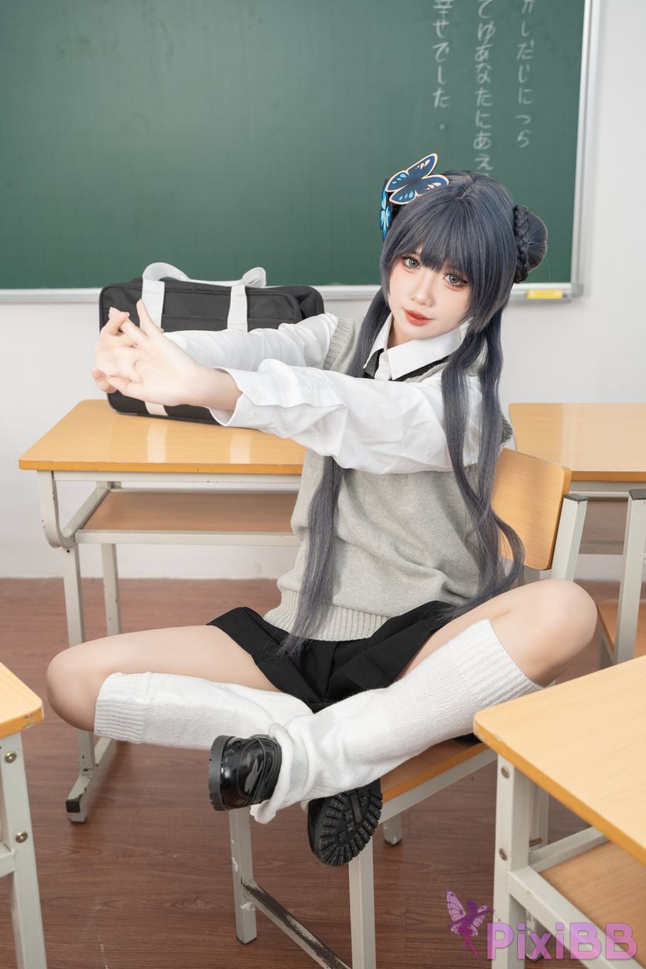 Cosplay Poppachan Kisaki Student PixiBB.COM 005