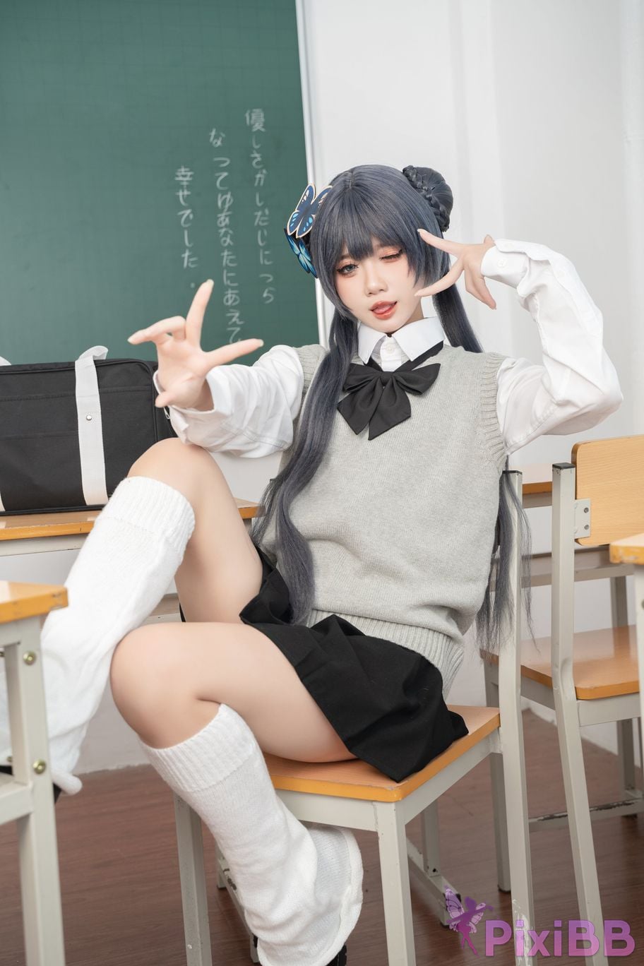 Cosplay Poppachan Kisaki Student PixiBB.COM 006