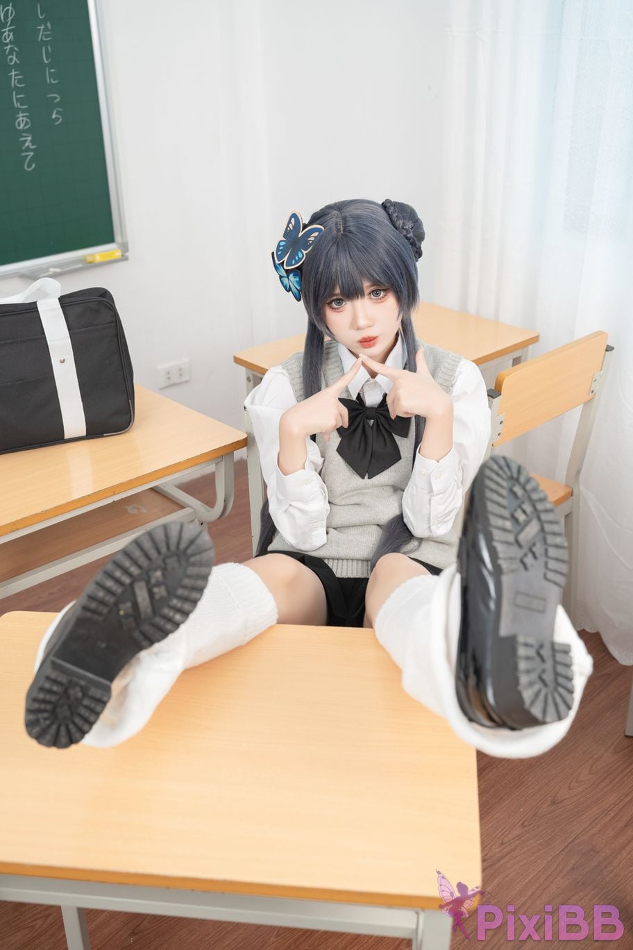 Cosplay Poppachan Kisaki Student PixiBB.COM 007