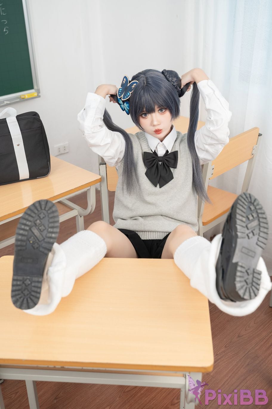 Cosplay Poppachan Kisaki Student PixiBB.COM 008