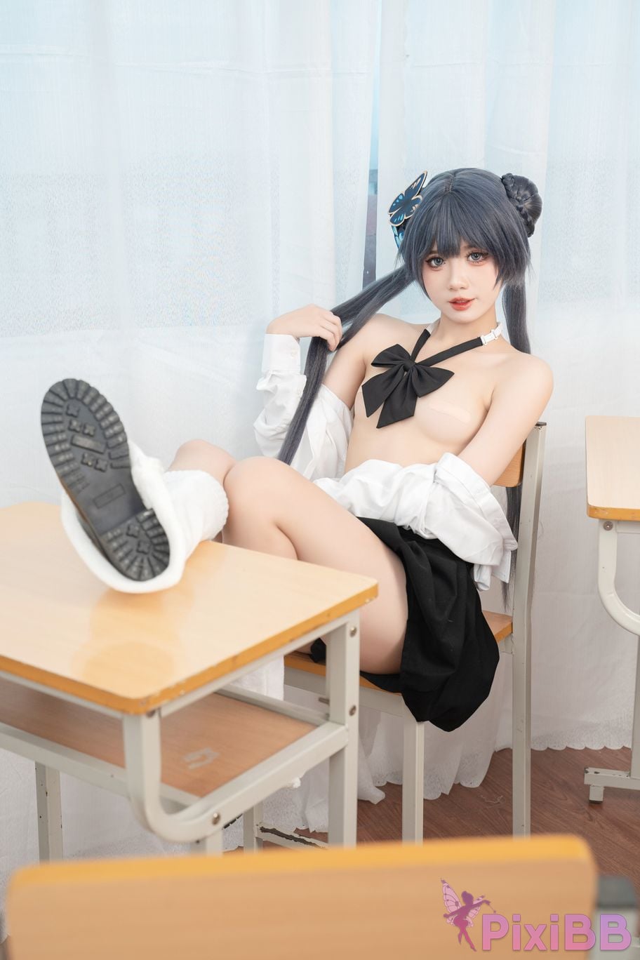 Cosplay Poppachan Kisaki Student PixiBB.COM 011