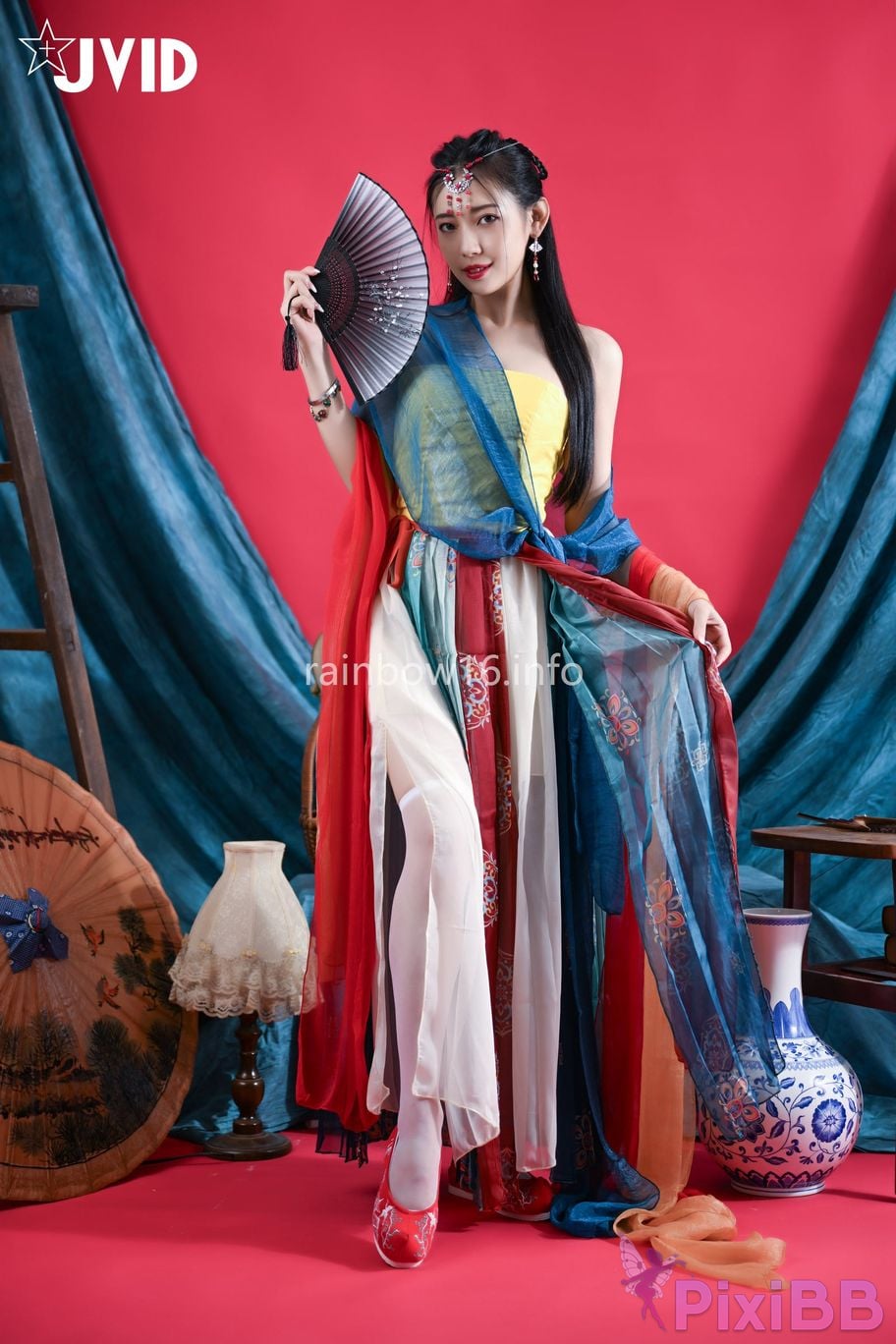 JVID Summer light Nu Shen Mu Guang Dun Huang Feng Ge Zao Xing Fu Shi Shou Du Chang Fei Yue Tian Ji Chuan Suo Kong Yu Ni Lai Qian Wei You De Ai Lian Zi PixiBB.COM 009