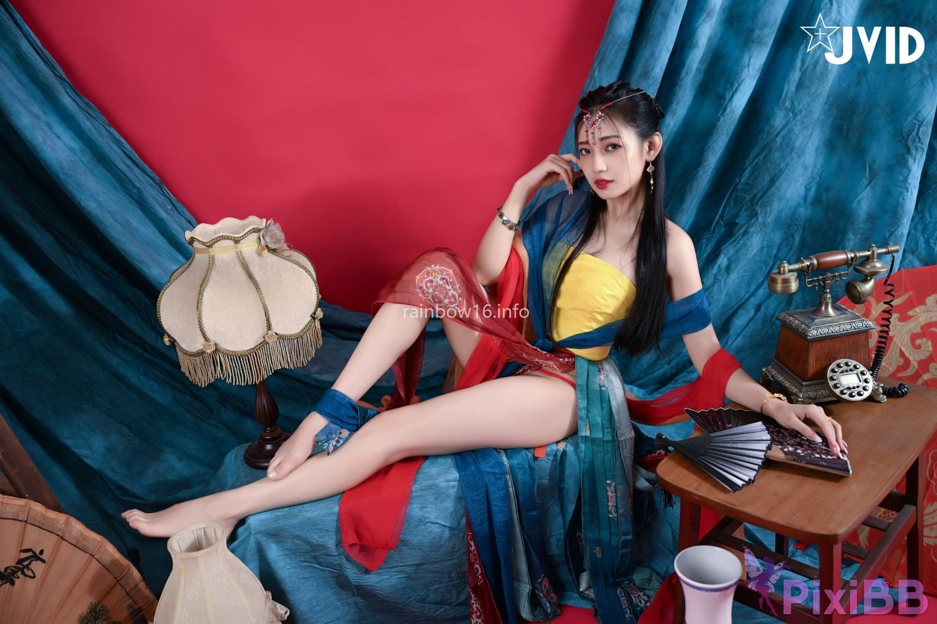 JVID Summer light Nu Shen Mu Guang Dun Huang Feng Ge Zao Xing Fu Shi Shou Du Chang Fei Yue Tian Ji Chuan Suo Kong Yu Ni Lai Qian Wei You De Ai Lian Zi PixiBB.COM 059
