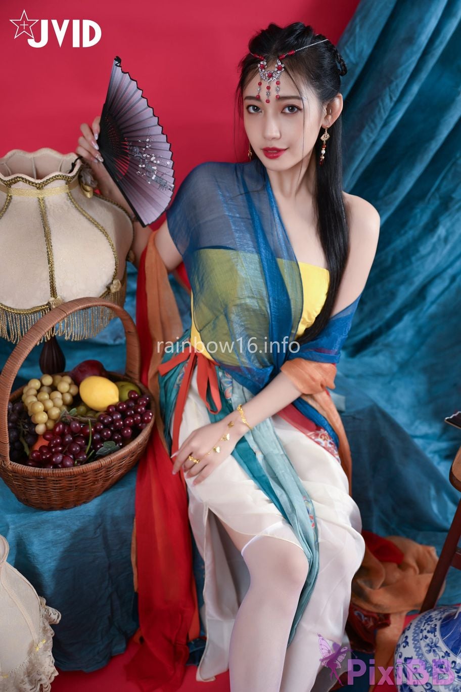 JVID Summer light Nu Shen Mu Guang Dun Huang Feng Ge Zao Xing Fu Shi Shou Du Chang Fei Yue Tian Ji Chuan Suo Kong Yu Ni Lai Qian Wei You De Ai Lian Zi PixiBB.COM 083