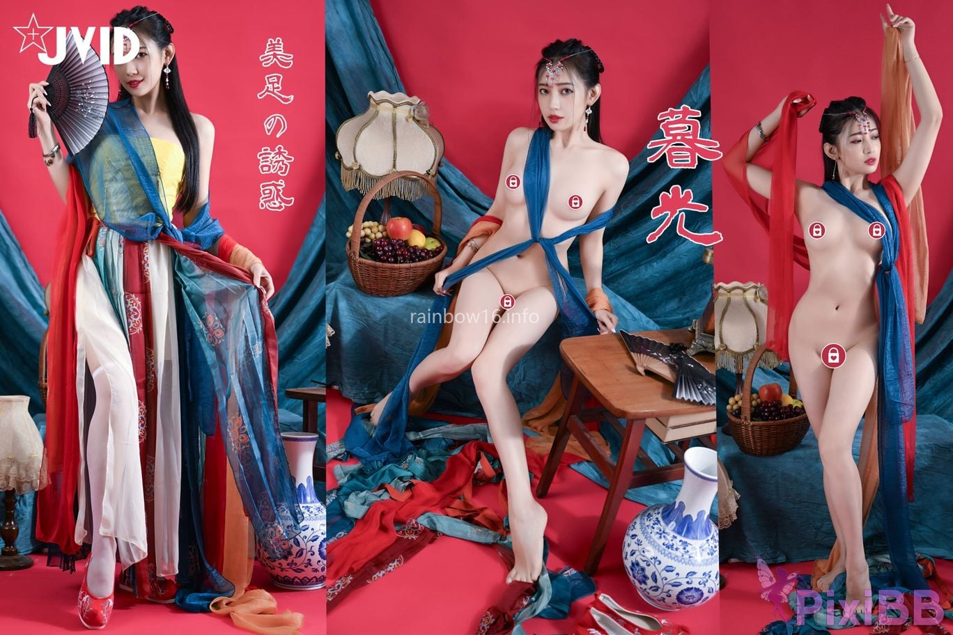 JVID Summer light Nu Shen Mu Guang Dun Huang Feng Ge Zao Xing Fu Shi Shou Du Chang Fei Yue Tian Ji Chuan Suo Kong Yu Ni Lai Qian Wei You De Ai Lian Zi PixiBB.COM 112