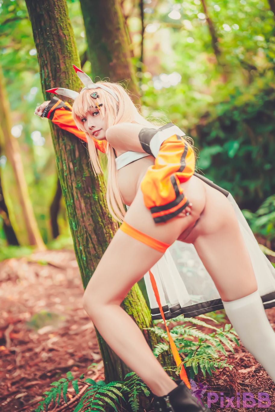 Cosplayer Mumu Momo xing yun ji hua Ark ReCode 8K Ver. PixiBB.COM 002