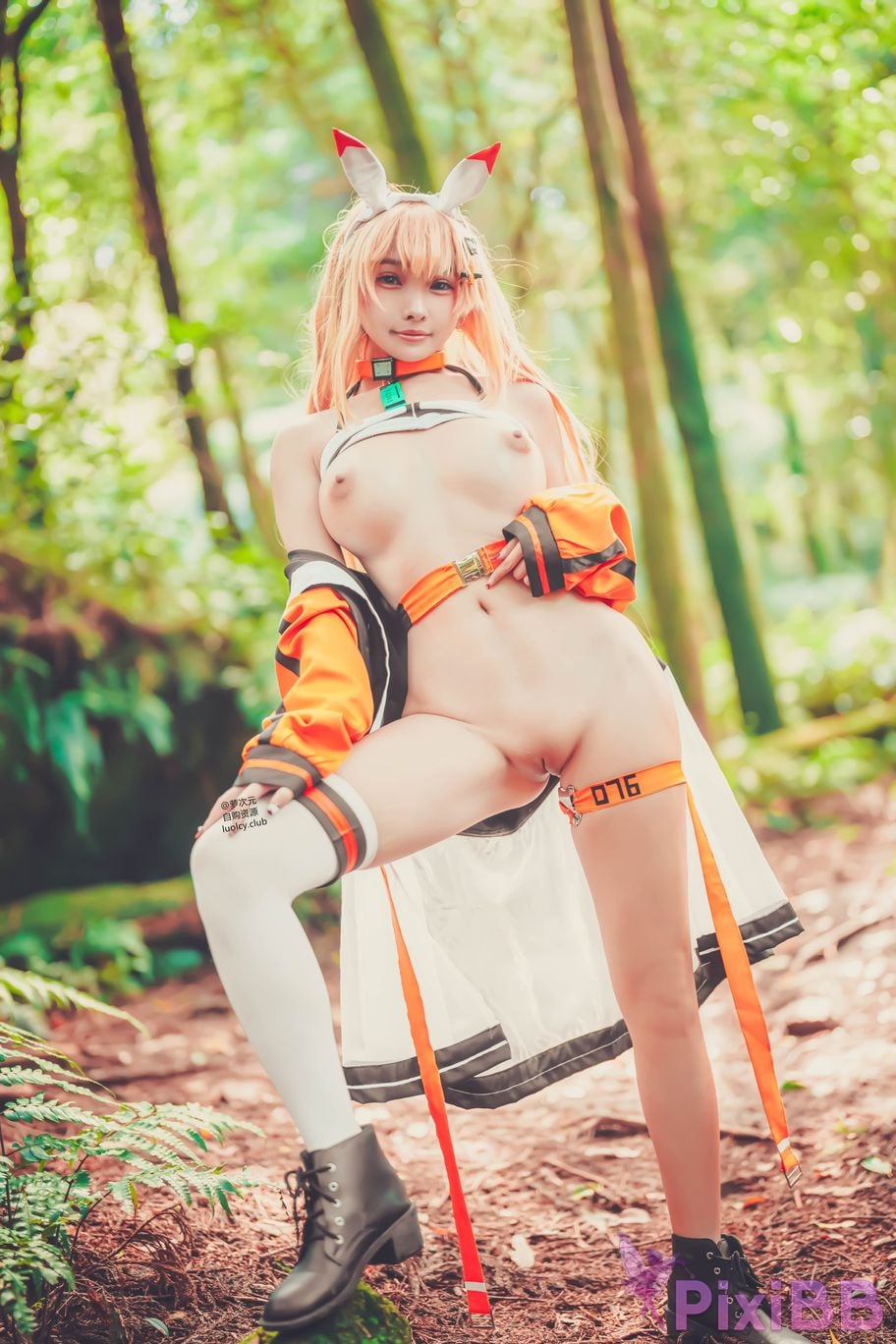 Cosplayer Mumu Momo xing yun ji hua Ark ReCode 8K Ver. PixiBB.COM 003