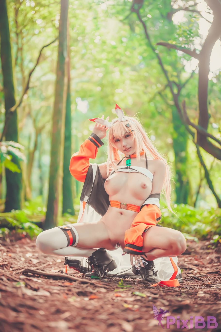 Cosplayer Mumu Momo xing yun ji hua Ark ReCode 8K Ver. PixiBB.COM 004