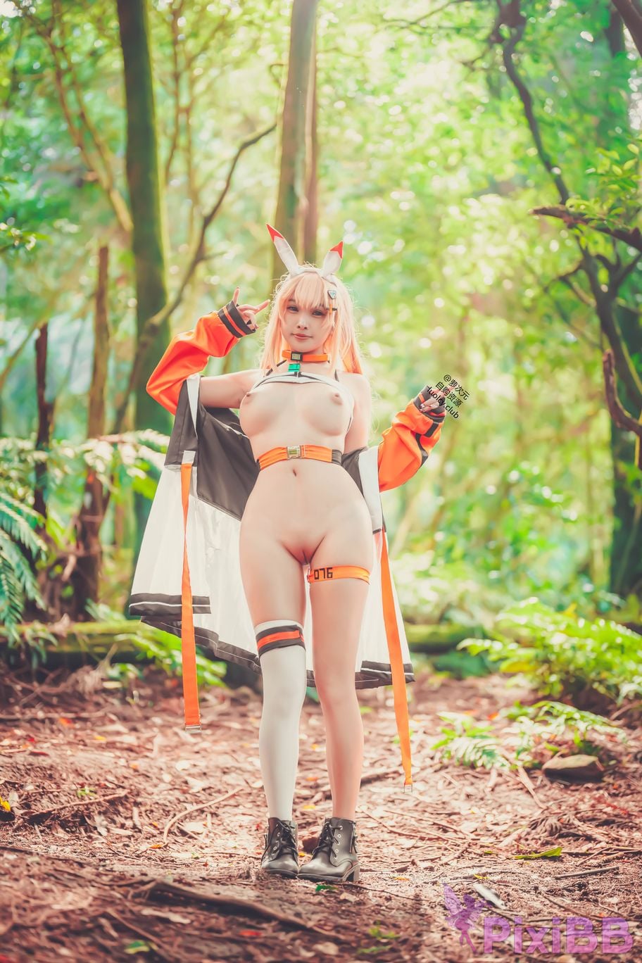 Cosplayer Mumu Momo xing yun ji hua Ark ReCode 8K Ver. PixiBB.COM 005