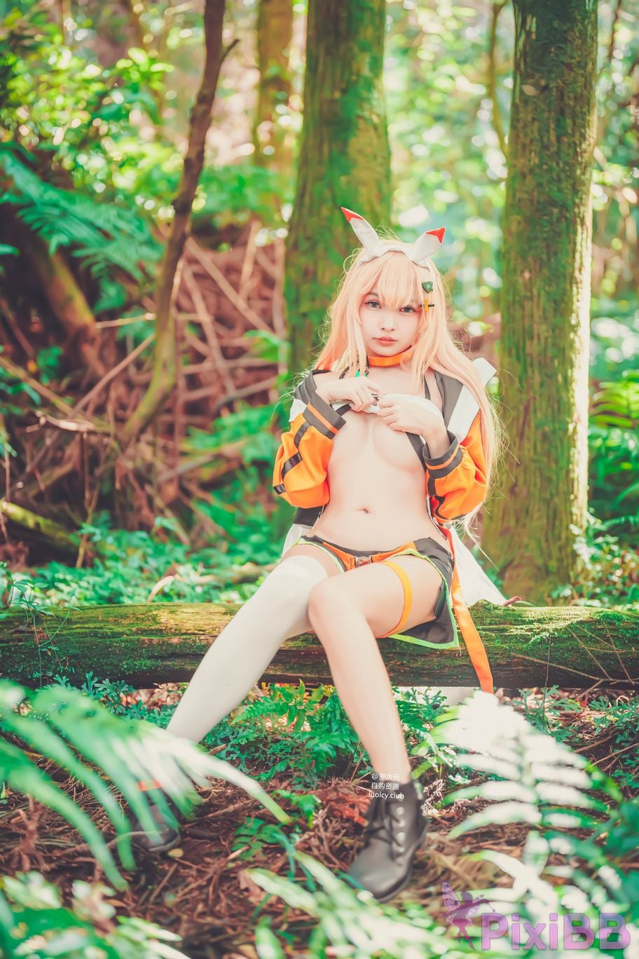 Cosplayer Mumu Momo xing yun ji hua Ark ReCode 8K Ver. PixiBB.COM 007