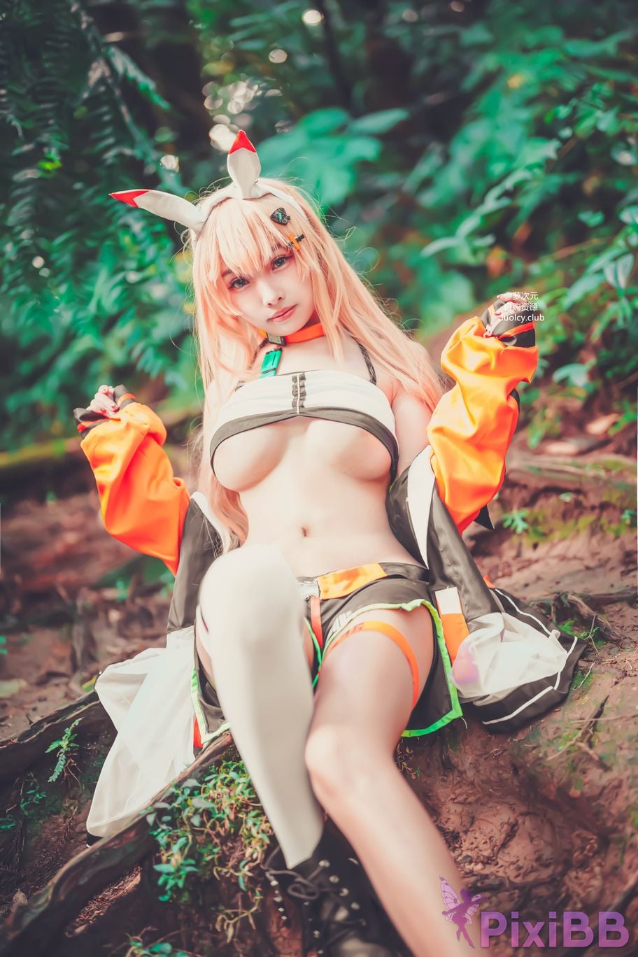 Cosplayer Mumu Momo xing yun ji hua Ark ReCode 8K Ver. PixiBB.COM 017