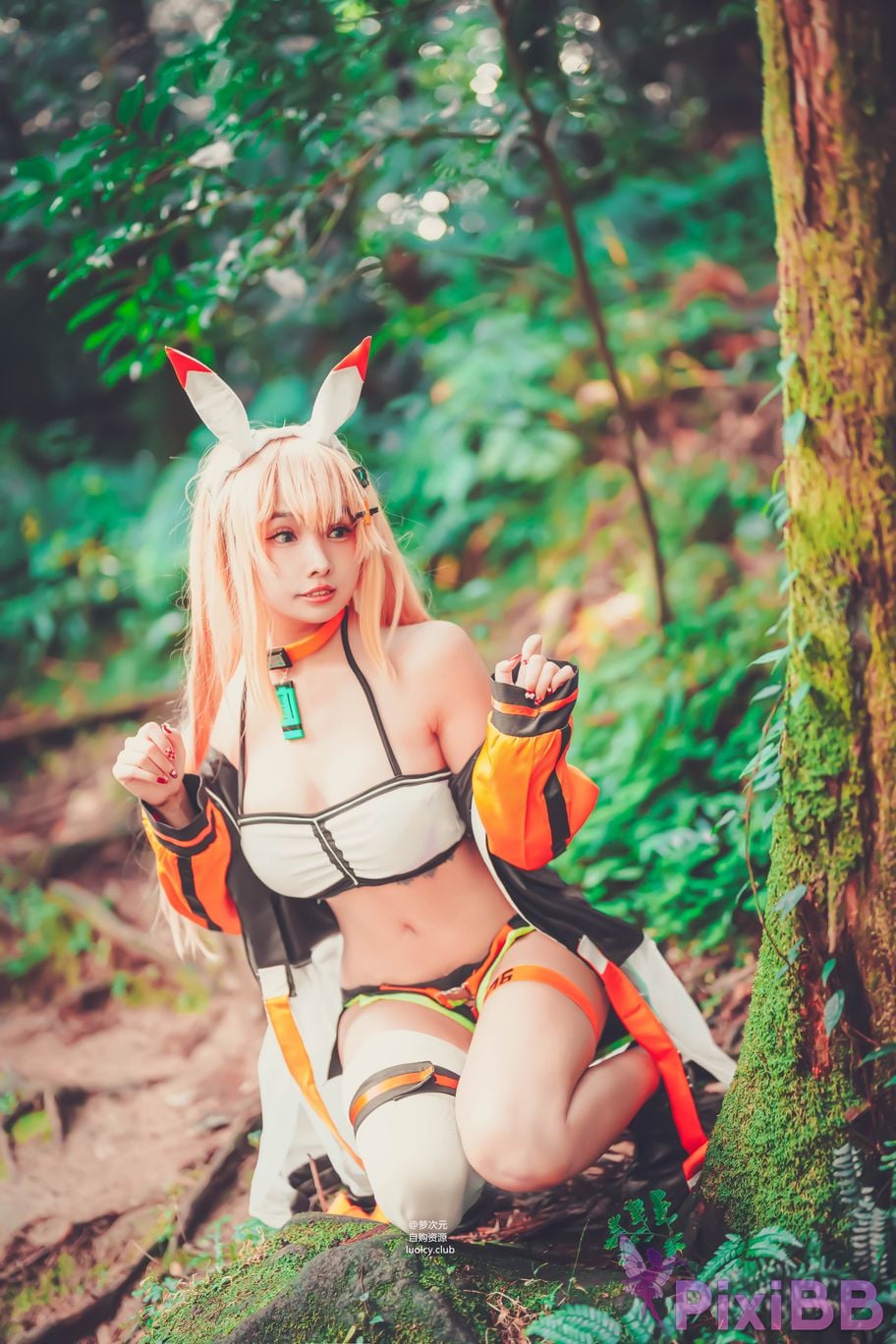 Cosplayer Mumu Momo xing yun ji hua Ark ReCode 8K Ver. PixiBB.COM 020