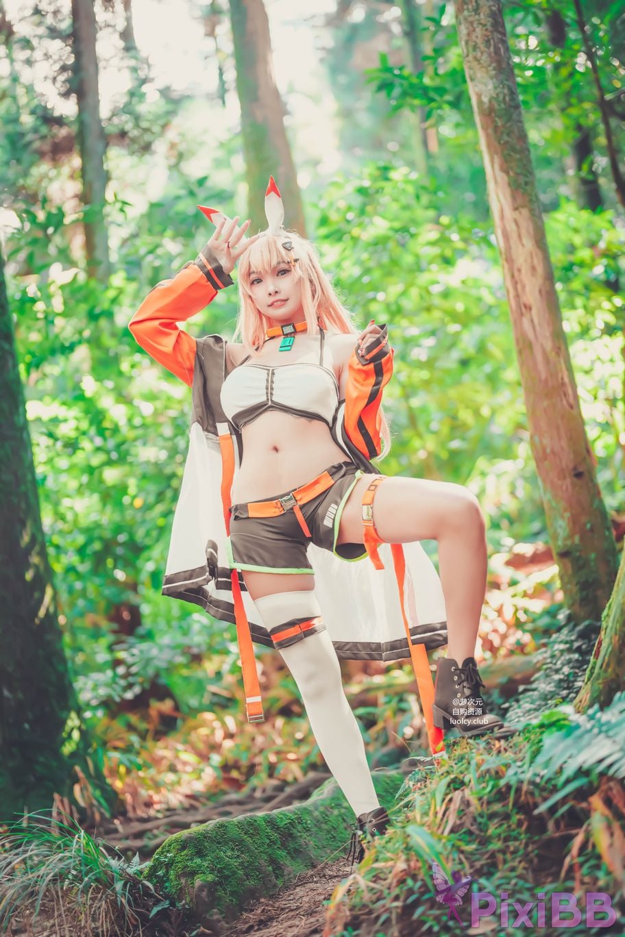 Cosplayer Mumu Momo xing yun ji hua Ark ReCode 8K Ver. PixiBB.COM 025