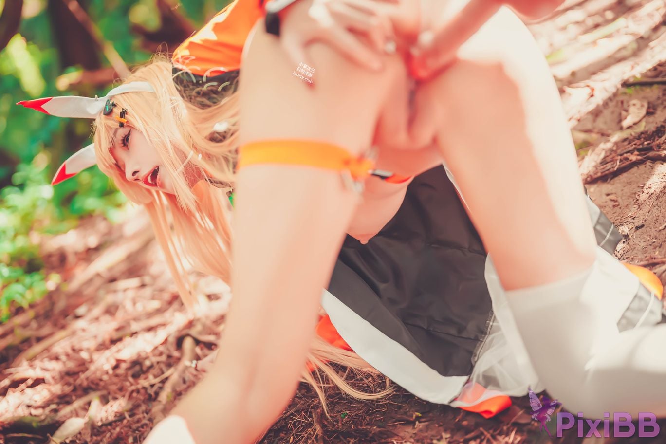 Cosplayer Mumu Momo xing yun ji hua Ark ReCode 8K Ver. PixiBB.COM 028