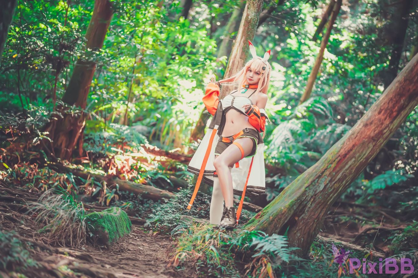 Cosplayer Mumu Momo xing yun ji hua Ark ReCode 8K Ver. PixiBB.COM 032