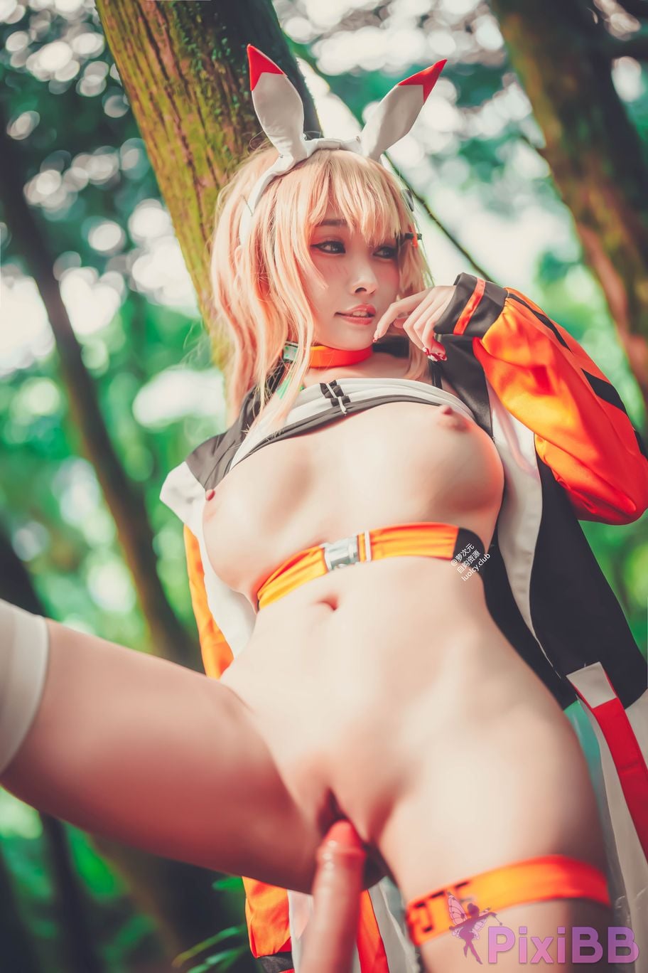 Cosplayer Mumu Momo xing yun ji hua Ark ReCode 8K Ver. PixiBB.COM 033