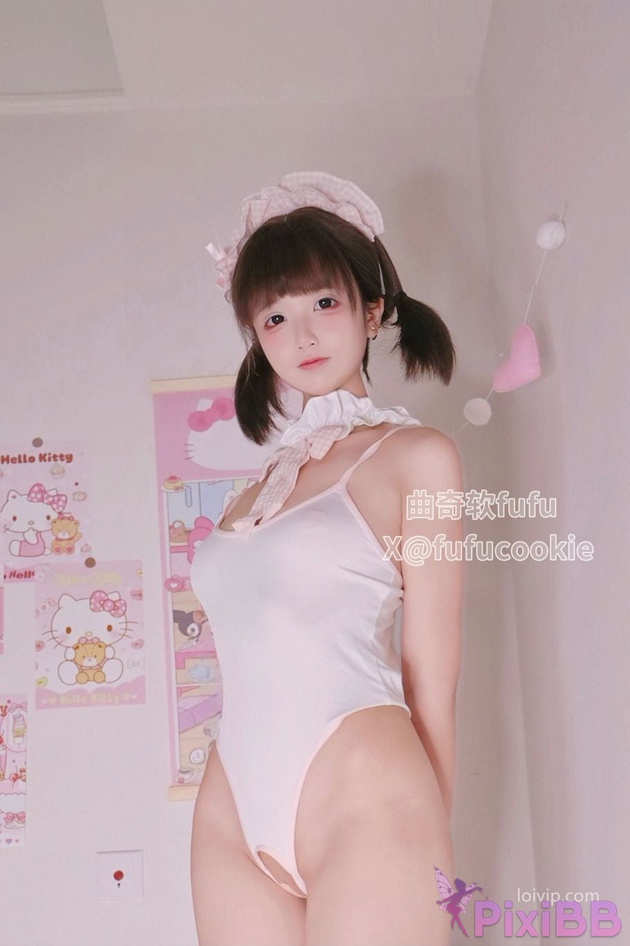 Cosplayer Cookie soft fufu Maid Bear PixiBB.COM 027