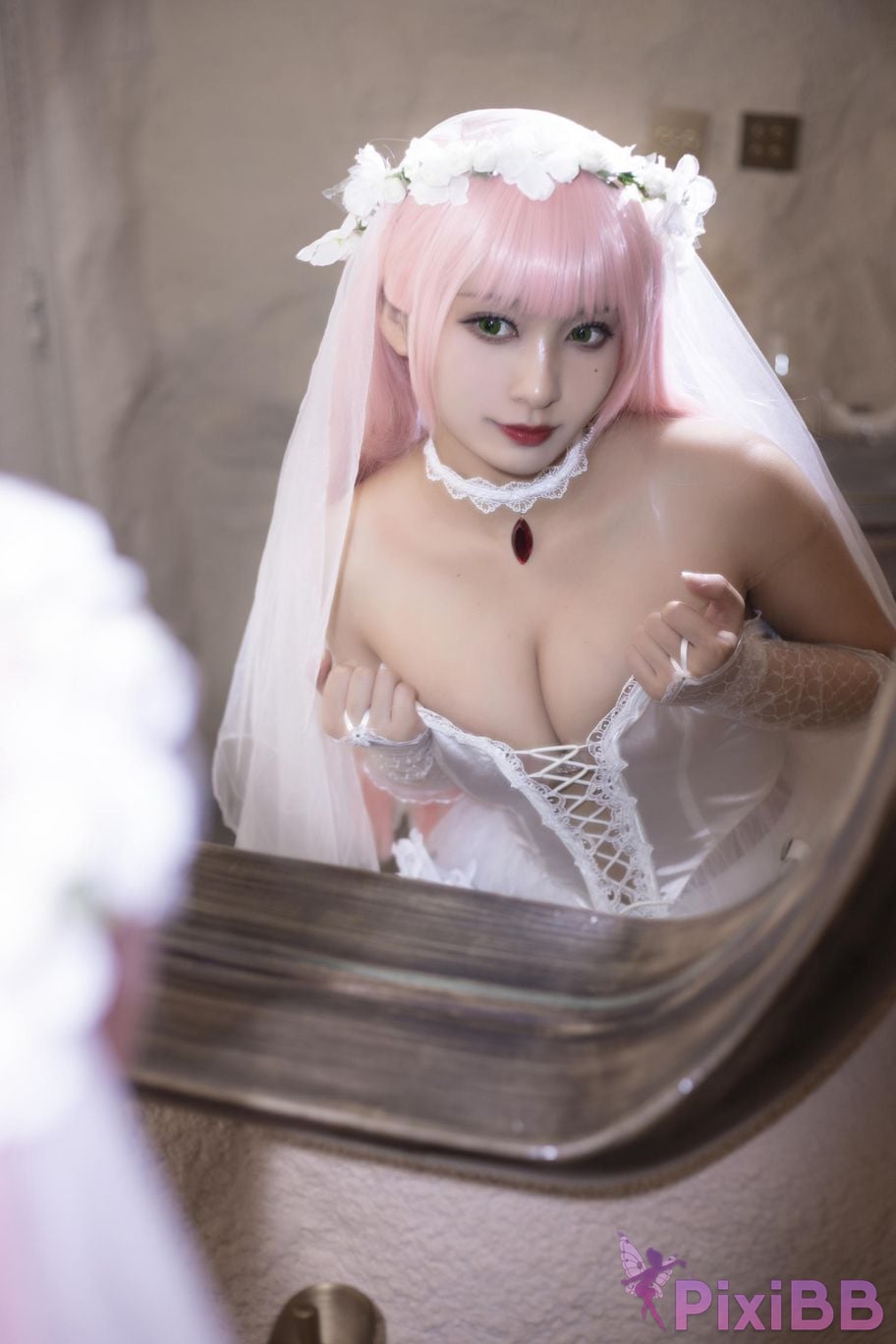 Cosplayer Luo Li LoLiSAMA 02 bride PixiBB.COM 002