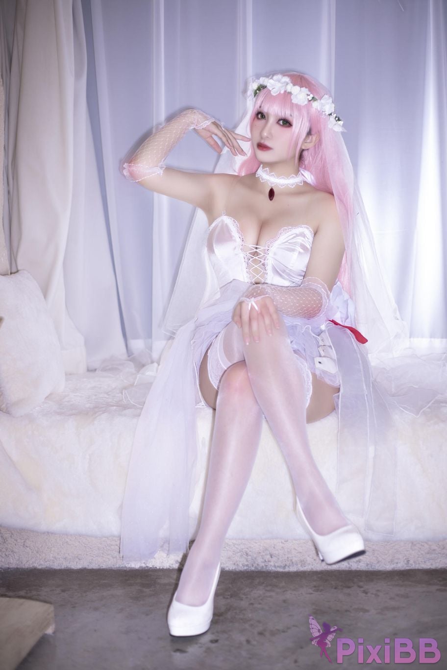 Cosplayer Luo Li LoLiSAMA 02 bride PixiBB.COM 028